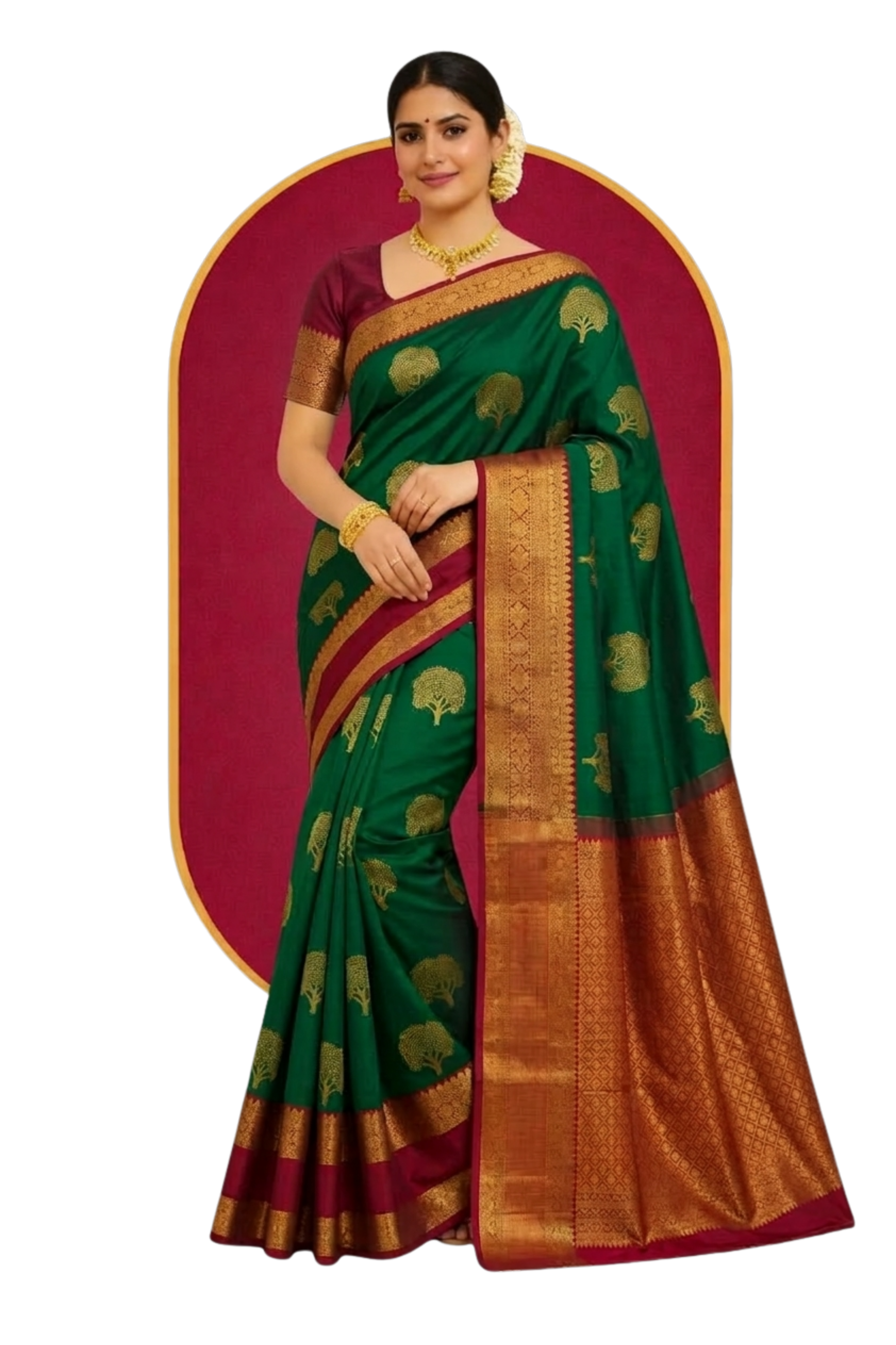 Pure Kanchipuram Handloom Silk Sarees