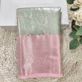 Semi Kanchipuram Tissue Silk Saree- Pastel Green and Light Pink Contrast