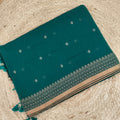 Bengal Cotton Saree- Rama Green