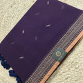 Bengal Cotton Saree- Wine Color
