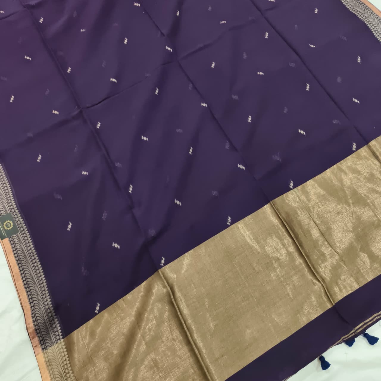 Bengal Cotton Saree- Wine Color