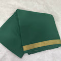 Pure Mysore Crepe Silk Saree – Rama Green