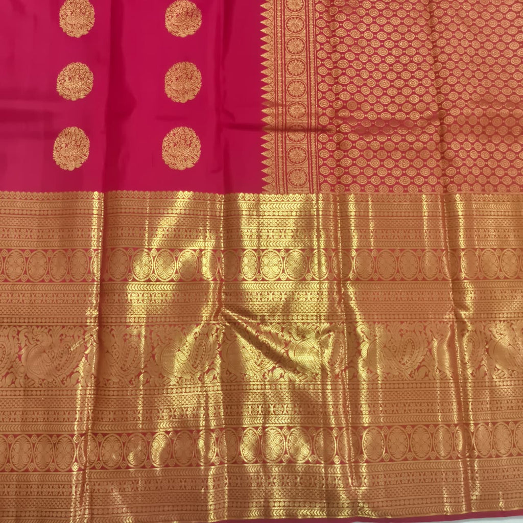 Pure Kanchipuram Silk Saree – Red