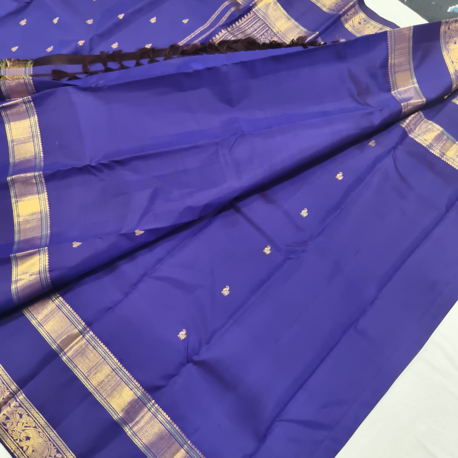 Pure Kanchipuram Silk Saree –Royal Blue