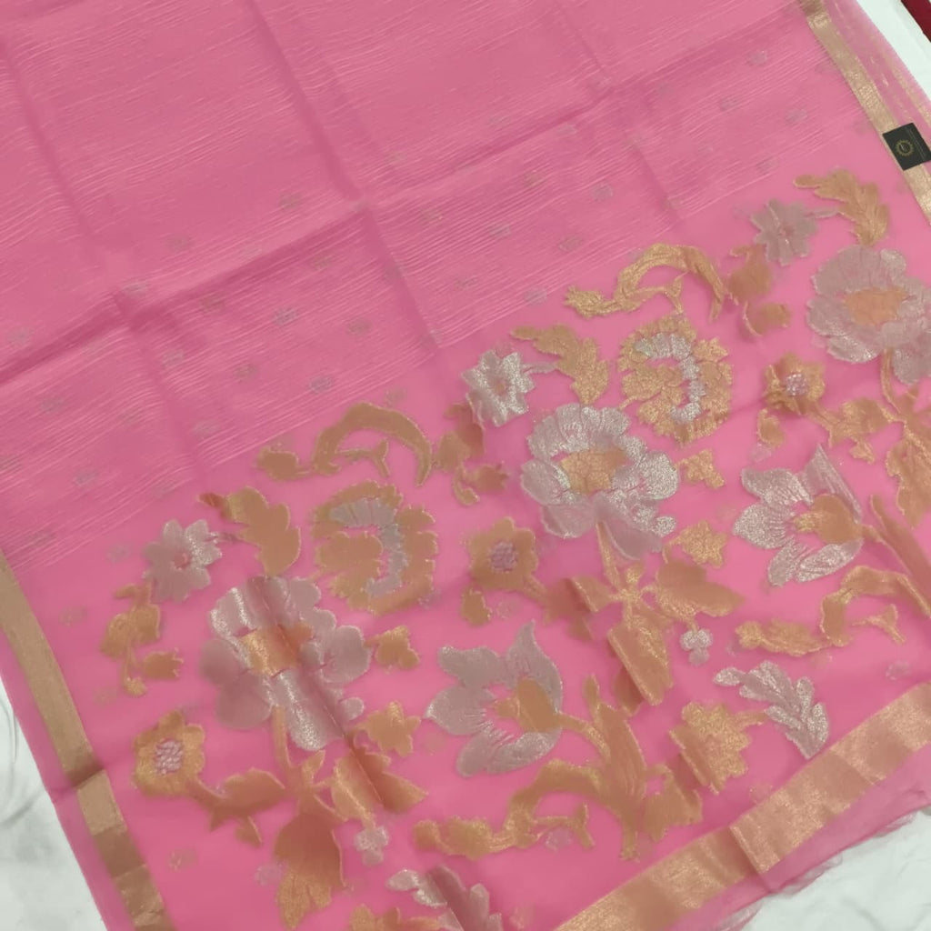 Pink Fancy Saree