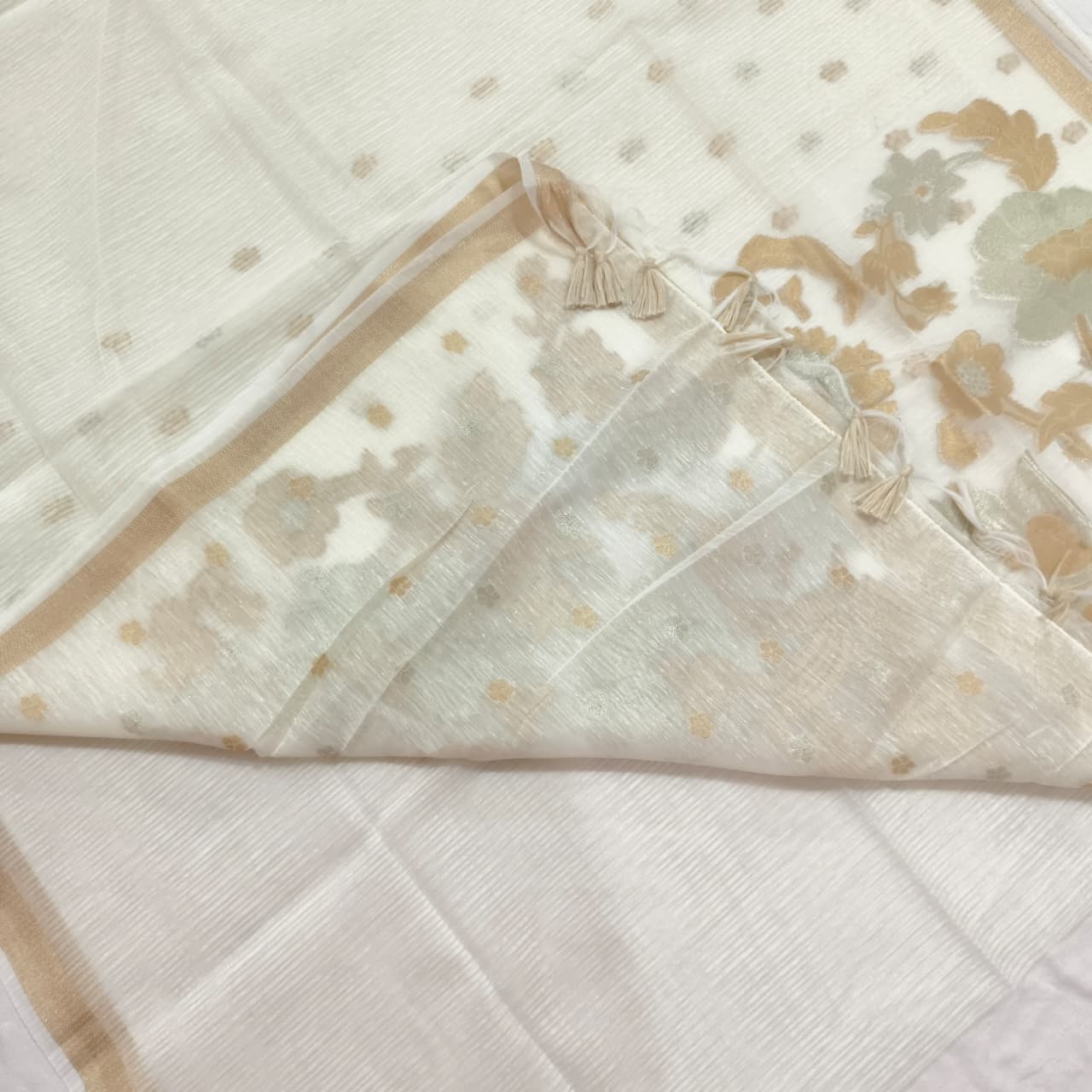 Off White Fancy Saree