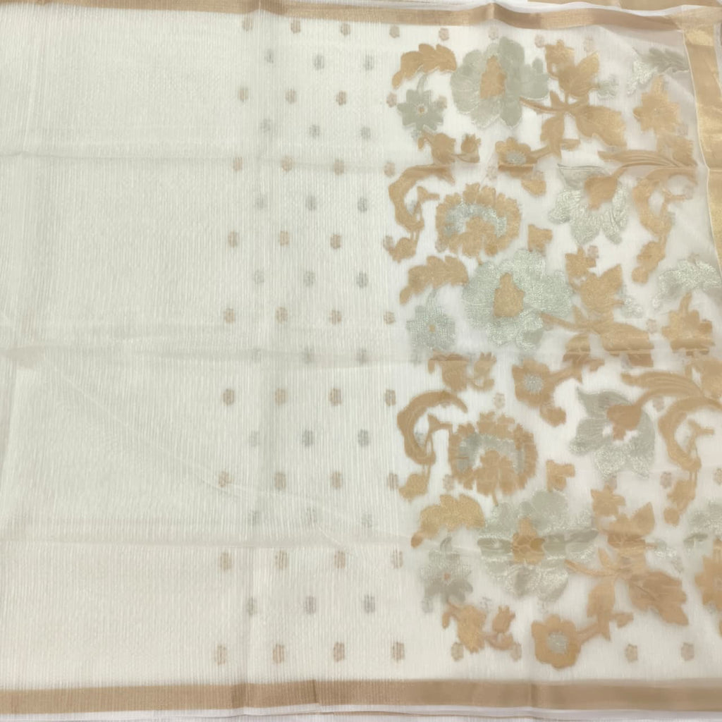 Off White Fancy Saree