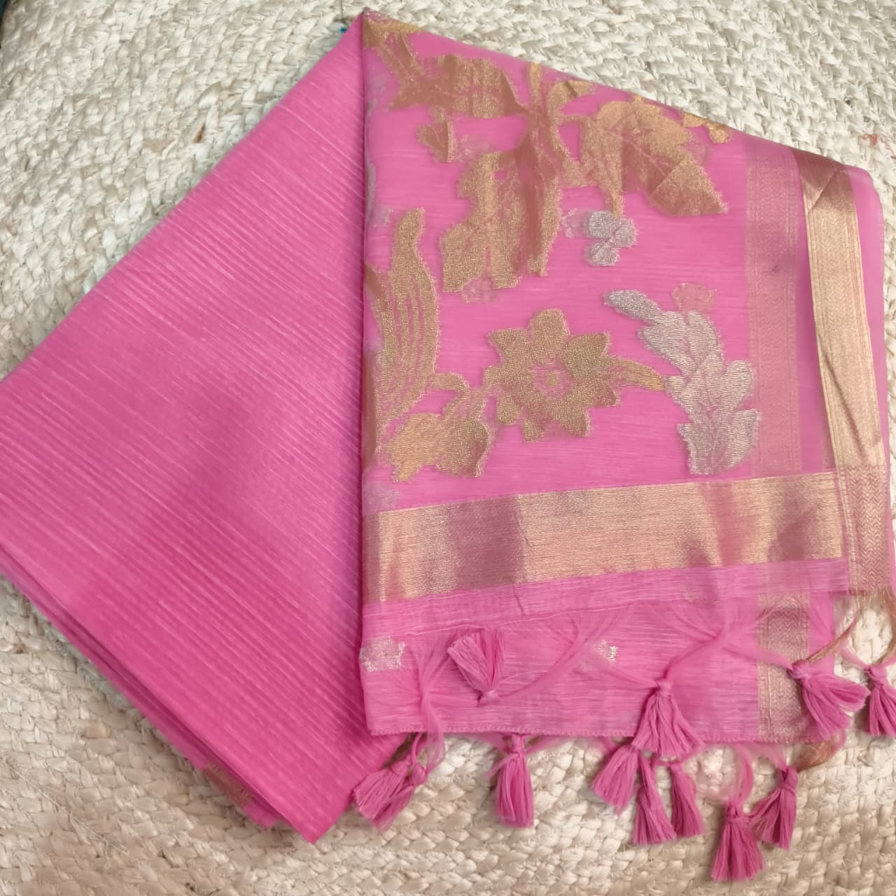 Pink Fancy Saree