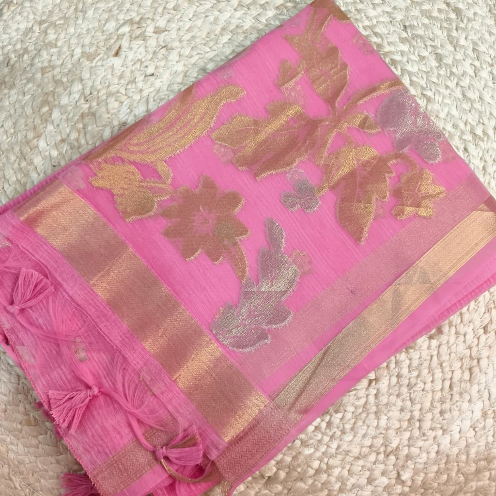 Pink Fancy Saree