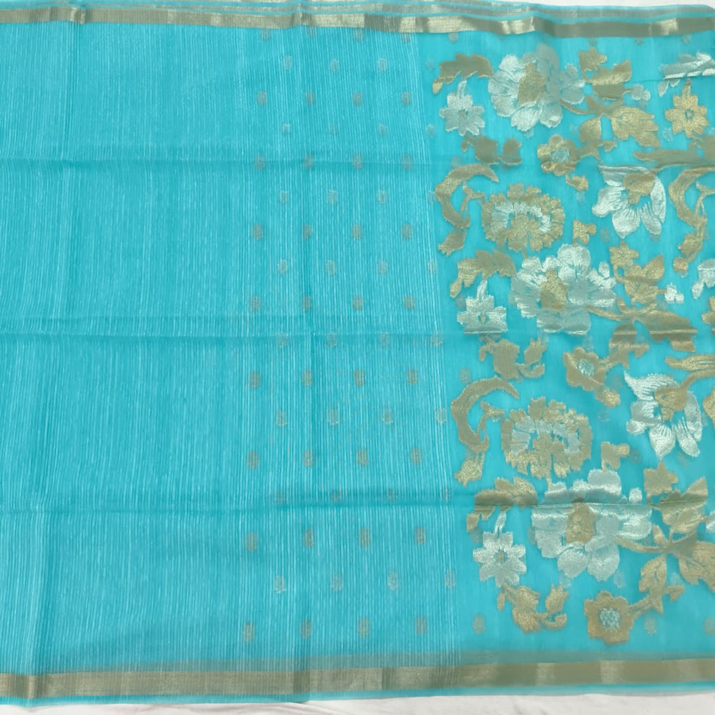 Blue Fancy Saree