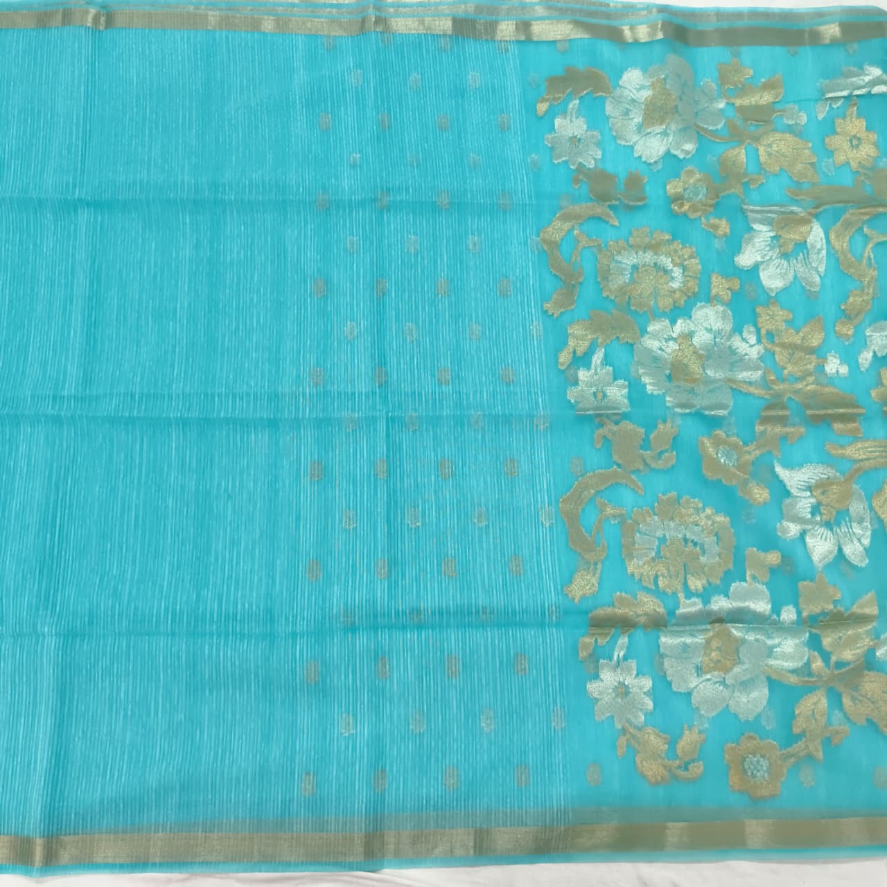 Blue Fancy Saree