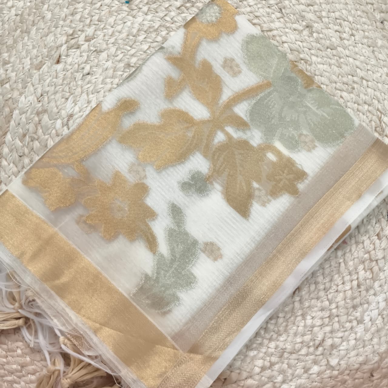 Off White Fancy Saree