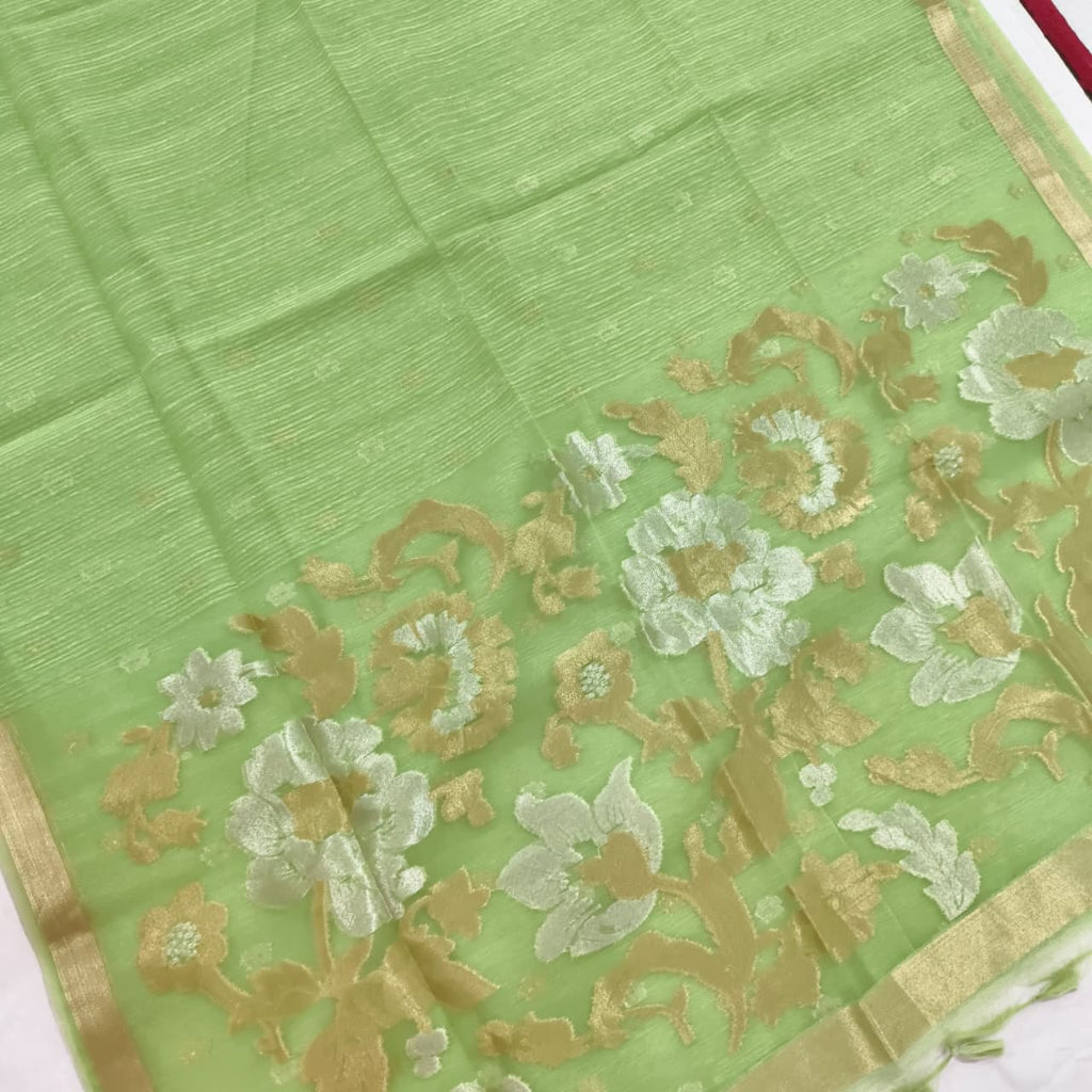 Green Fancy Saree