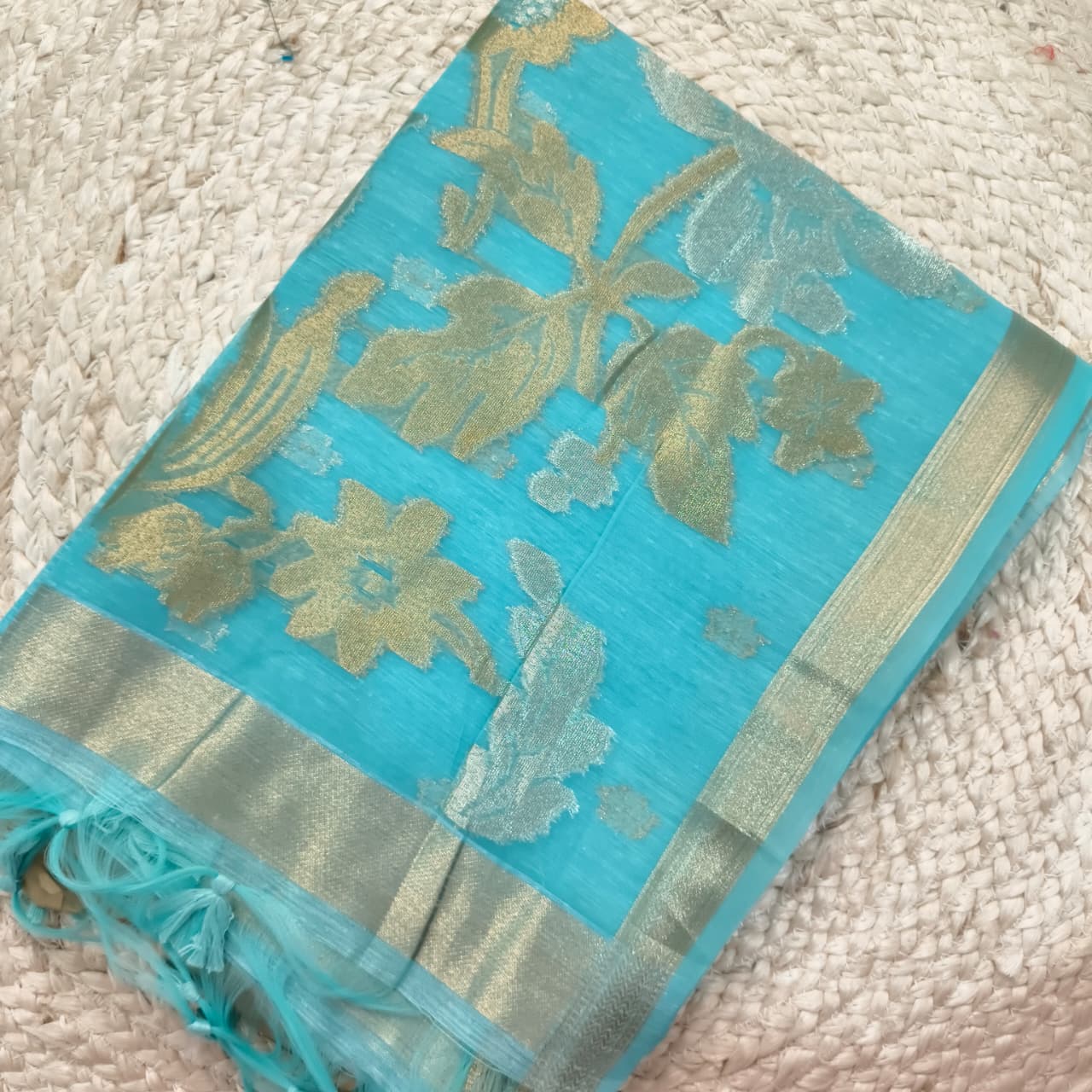 Blue Fancy Saree