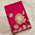Pink Tussar Saree