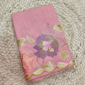 Pink Tussar Saree