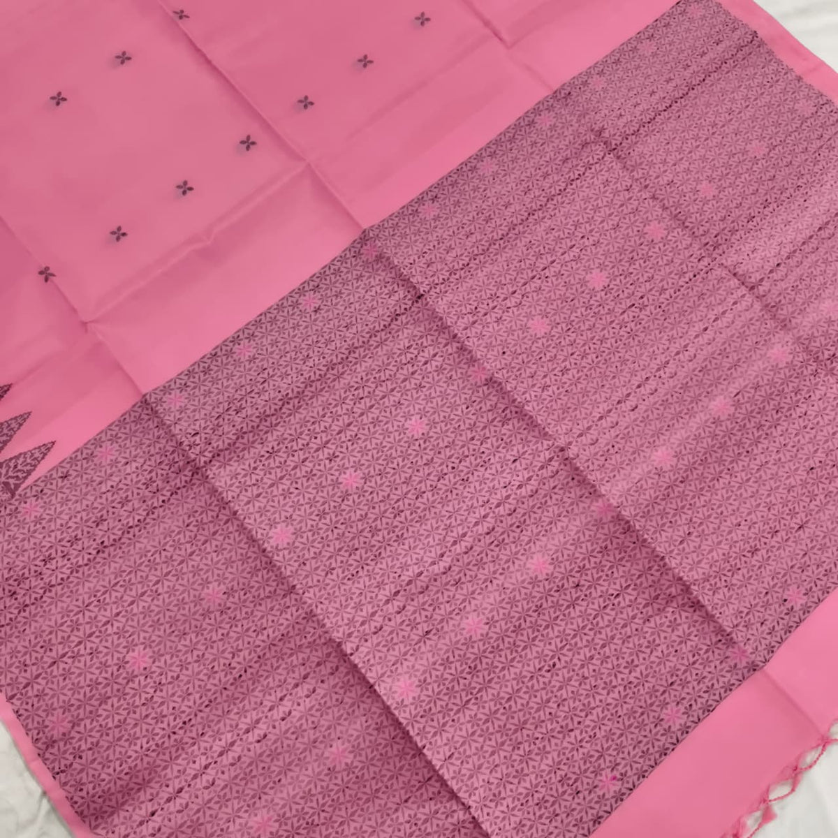Pure Kanchi Soft Silk Saree – Light Pink