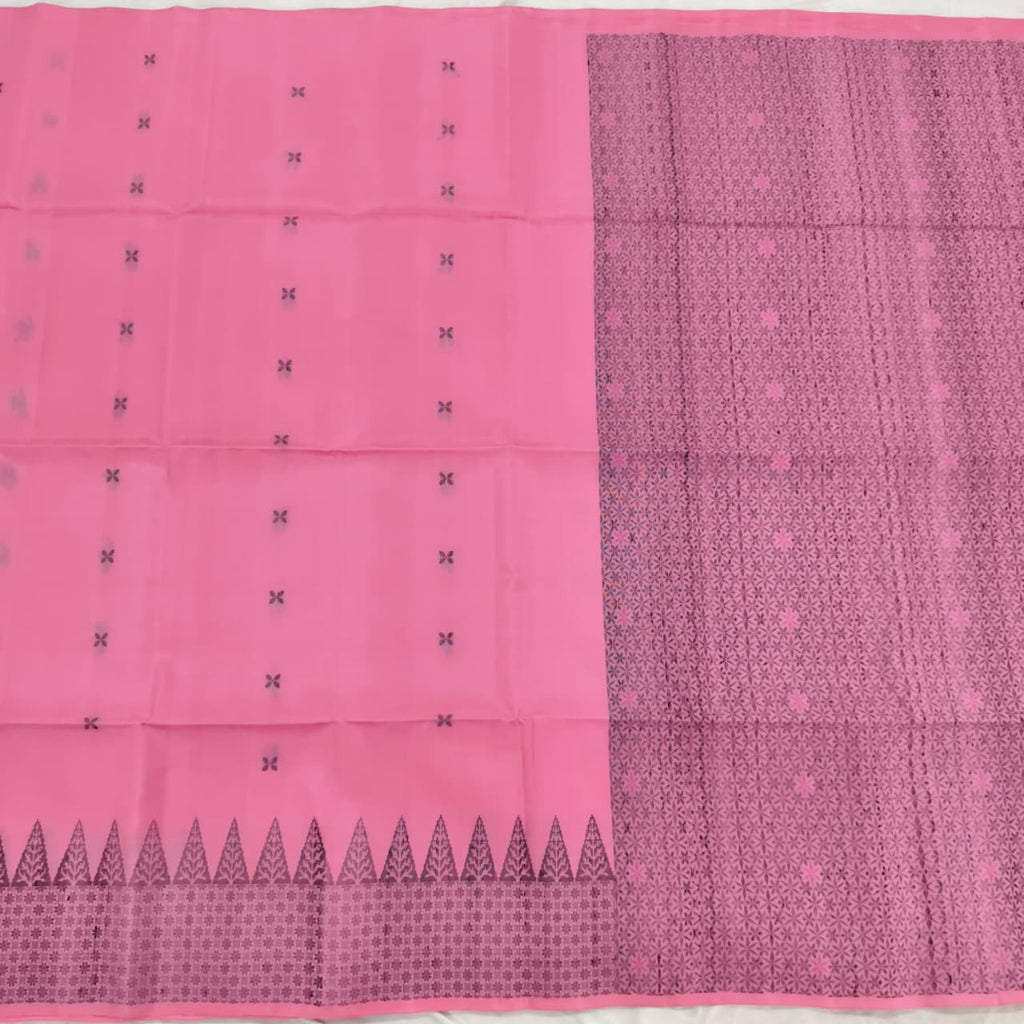 Pure Kanchi Soft Silk Saree – Light Pink