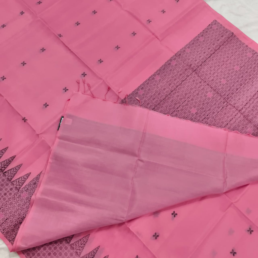 Pure Kanchi Soft Silk Saree – Light Pink