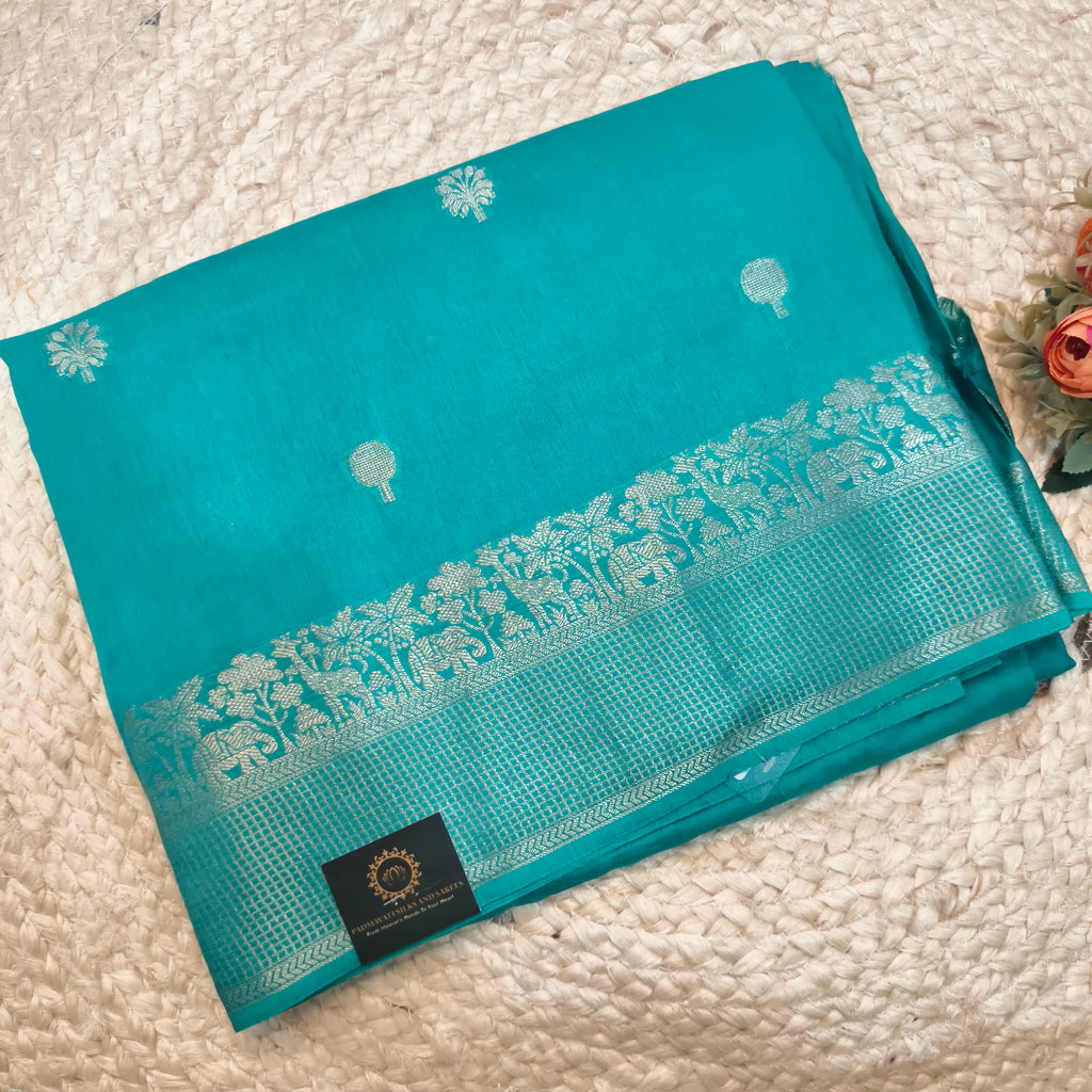 Dola Viscose Saree- Light Blue