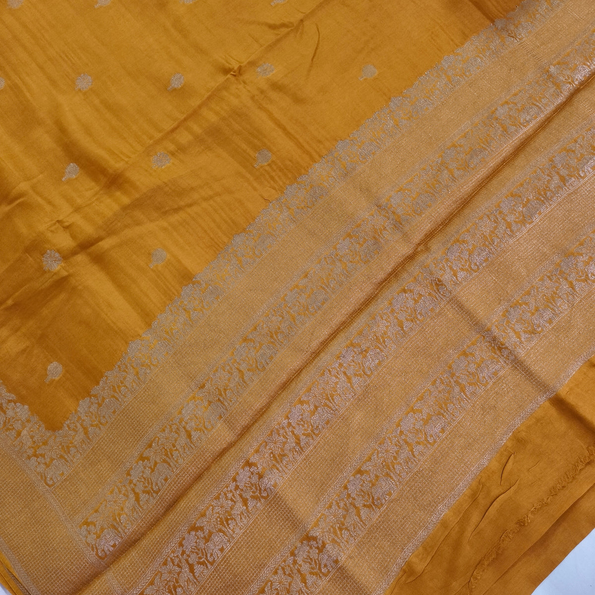 Dola Viscose Saree- Yellow
